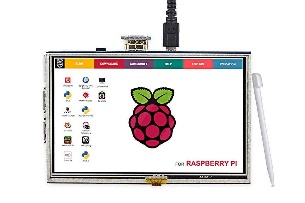 Un écran 5 HDMI pour Raspberry-Pi (ou autre) - Un magnifique produit pour  projets embarqués + Un cable HDMI plat - MCHobby - Le Blog