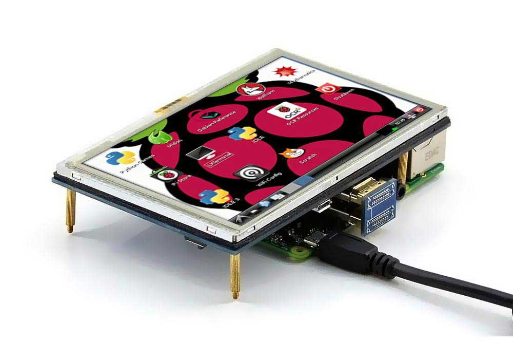 Wereldrecord Guinness Book Figuur handleiding 5 Inch TFT Display Raspberry Pi | Elektronica Voor Jou