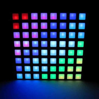 Quadratische 8X8 RGB LED Matrix