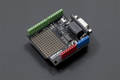 RS232 Arduino shield By DFRobot