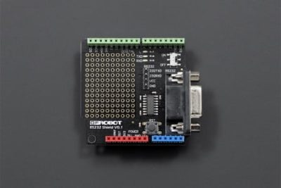 RS232 Arduino shield By DFRobot