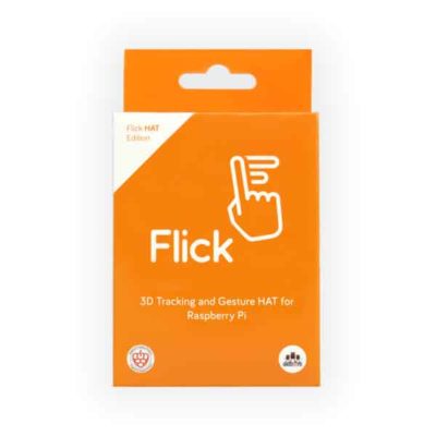 Flick - 3D Tracking & Gesture Sensor HAT packaging front