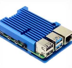 Raspberry Pi 4 Heatsink case blue