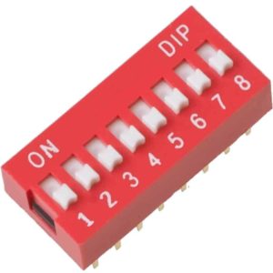 DIP Switch 8 schakelaars