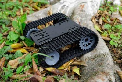 Black Gladiator outdoor robot