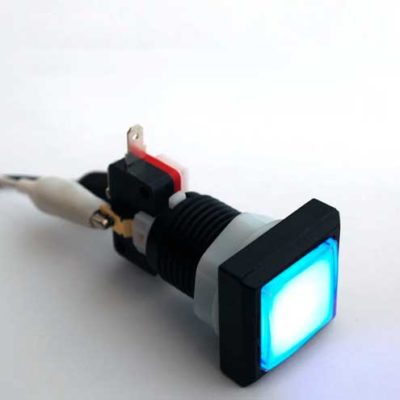 30mm Arcade pushbutton met LED