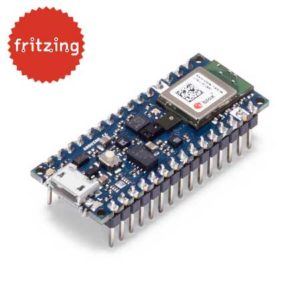 Arduino Nano 33 BLE Sense board met headers - gratis fritzing bestand