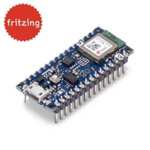 Arduino Nano 33 BLE board with headers - free fritzing file