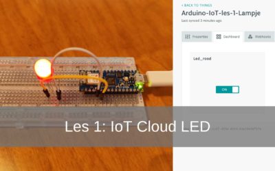 Arduino IoT Cloud les 1: Lampje