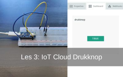 Leçon 3 Arduino IoT Cloud: Bouton poussoir