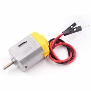 DC motor with jumper wire