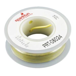 Hook-up wire yellow