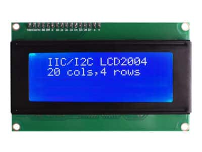 2004 I2C LCD-Anzeige