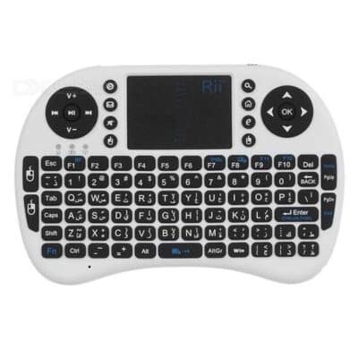 I8 Draadloos toetsenbord wit