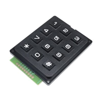 3X4 keypad zwart