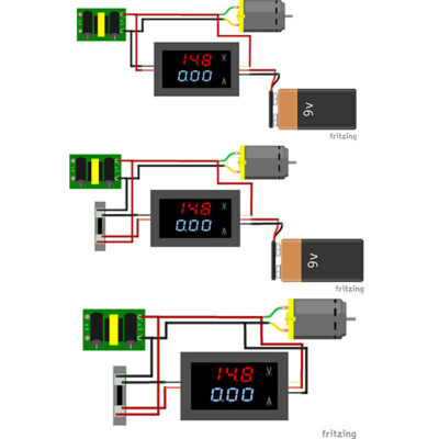 Current and voltage meter schemes