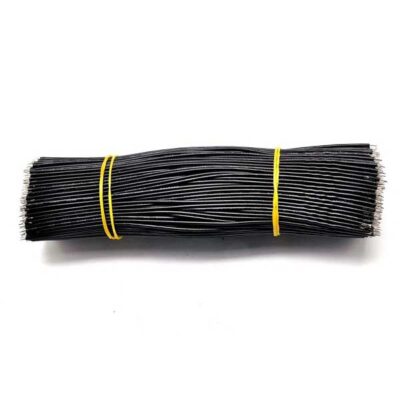24AWG 15cm solder wire black
