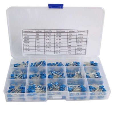 Capacitor kit 15 values ​​- 300 pieces