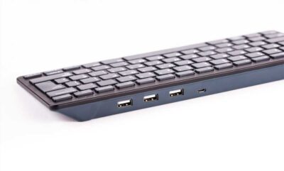 Rückseite schwarz Raspberry Pi Tastatur