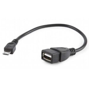 USB OTG cable, micro USB, 15 cm