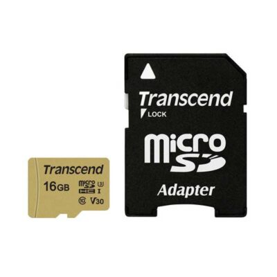 Carte Micro-SD Transcend 500s avec adaptateur