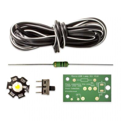 Kitronik Micro USB Lamp Kit - 1W LED V2.0
