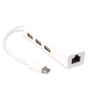 HUB micro USB avec Ethernet