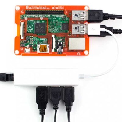 USB-A HUB with Ethernet on Raspberry Pi