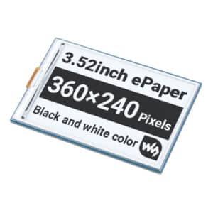 3,52 inch E-Paper HAT Raspberry Pi zwart/wit