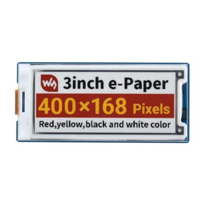 3inch E-Paper Module Rood Geel Zwart Wit
