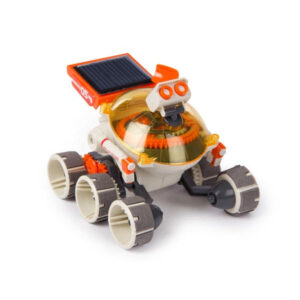 Solar-powered moon rover robot