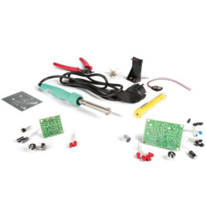 Educational soldering starter kit parts