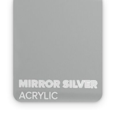 Acryl Spiegel Zilver FLUX