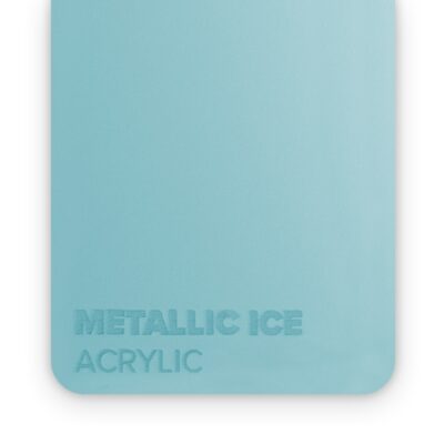 Acryl Metaal ijs Blauw FLUX