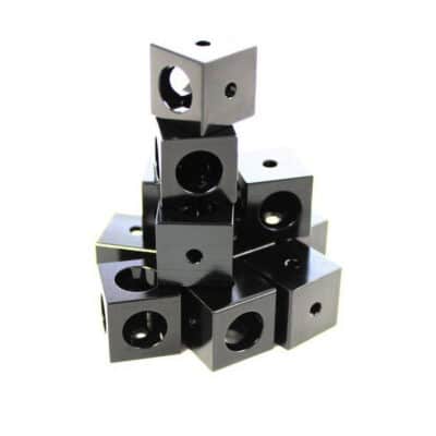 MakerBeamXL Corner cube Black