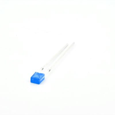 3mm Rechthoek LED blauw