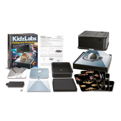 Parts of Kidzlab hologram projector