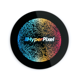 Voorkant Hyperpixel 2.1 Inch Ronde Touchscreen 