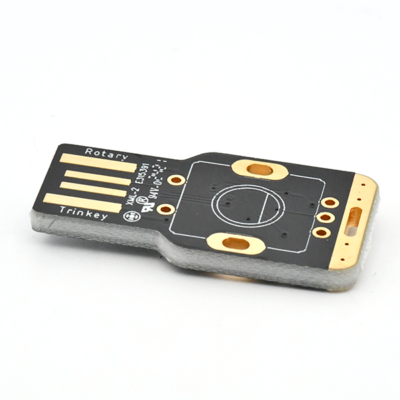 Onderkant Adafruit Rotary Trinkey - USB NeoPixel Rotary Encoder
