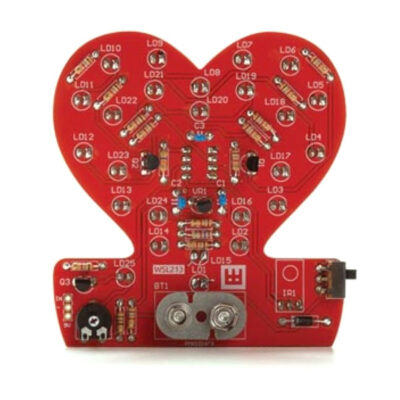 Back of soldering kit Heart