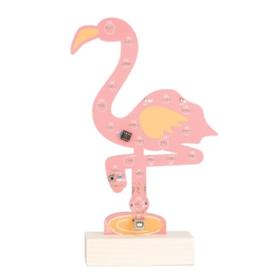 Achterkant van Flamingo XL Soldeerkit