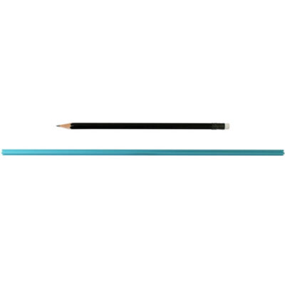 MakerBeamXS Blue Anodizzato 300 mm confronto con la matita