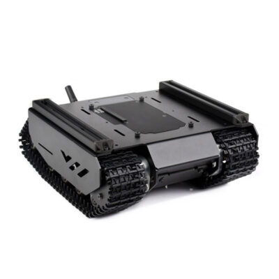 Flexible And Expandable Off-Road Tracked UGV, Multiple Hosts Support, With External Rails and ESP32 Slave Computer