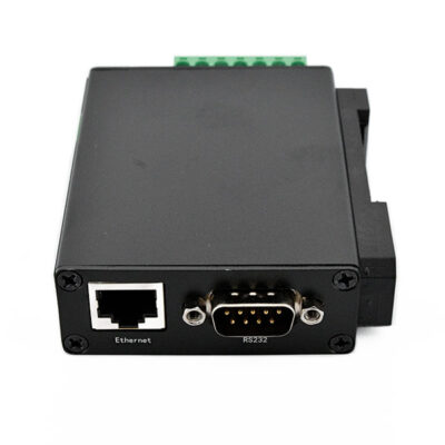 Server seriale con montaggio su guida posteriore - Modulo Ethernet da RS232/485/422 a RJ45 - POE