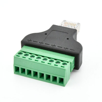 Hinterer Ethernet-RJ45-zu-8-Pin-Anschluss