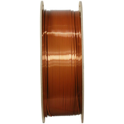 Filamento Polymaker a bobina laterale - PolyLite PLA Silk Bronze - 1,75 mm - 1 kg
