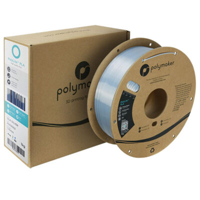 Polymaker Filament - PolyLite PLA Silk Silver - 1,75mm - 1KG