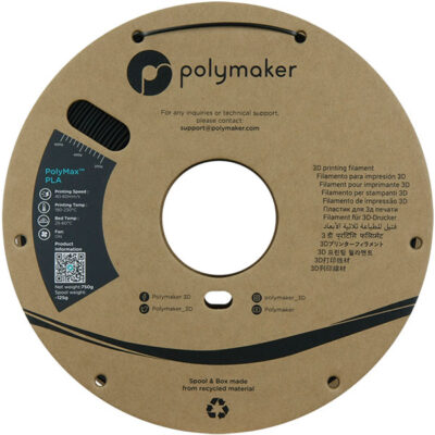 PolyMax PLA Black - 1,75mm - 0,75KG