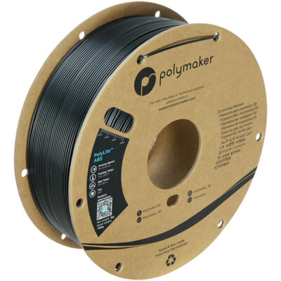 Polymaker-Filament – ​​PolyLite ABS Schwarz – 1,75 mm – 1 kg