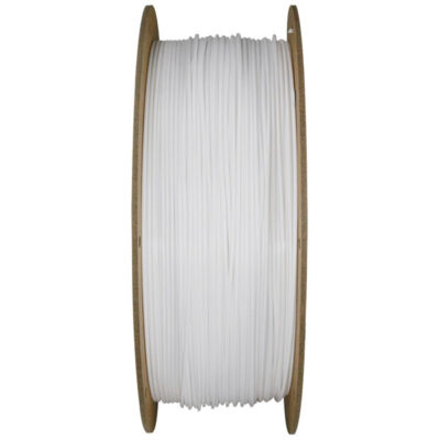 Seitenspule Polymaker Filament – ​​PolyLite PETG Weiß – 1,75 mm – 1 kg